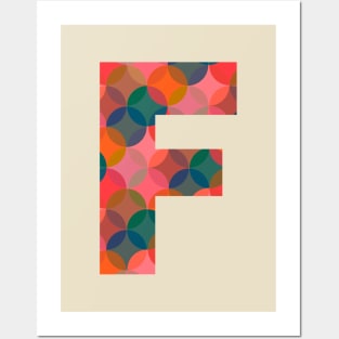 Letter F initial Posters and Art